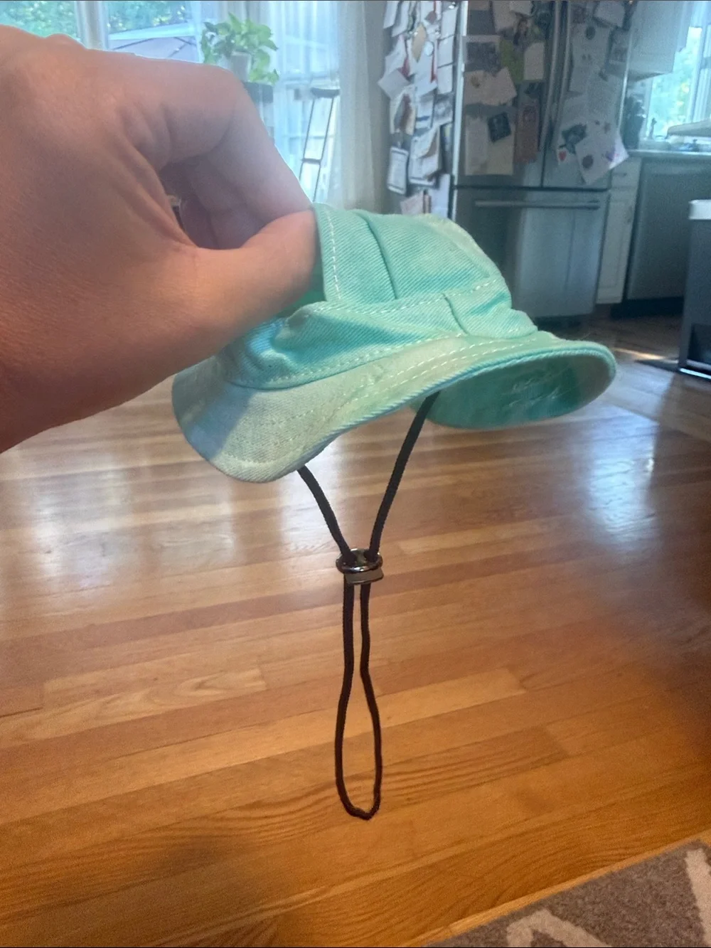 Tie dye bucket hat Sun Hat with Chin Strap Small Dog